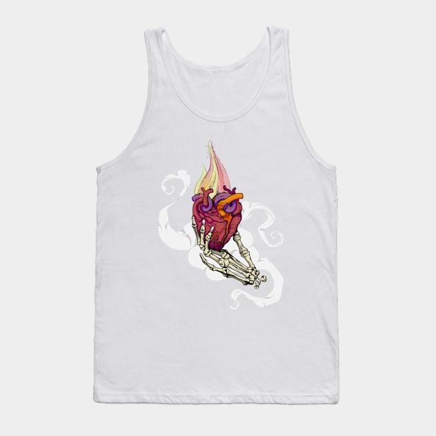 Sacred heart Tank Top by juliusllopis